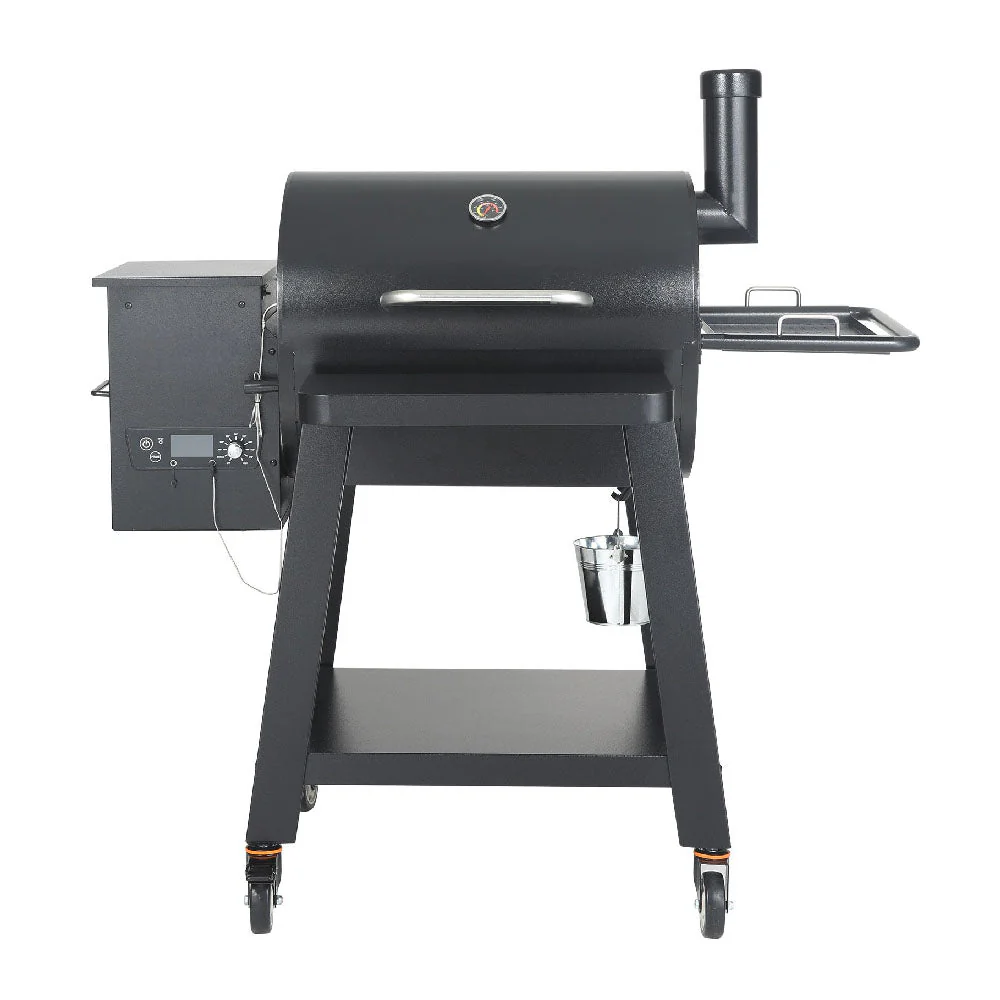 53" Heavy Duty Portable Wood Pellet BBQ Grill With Cart - Image 13