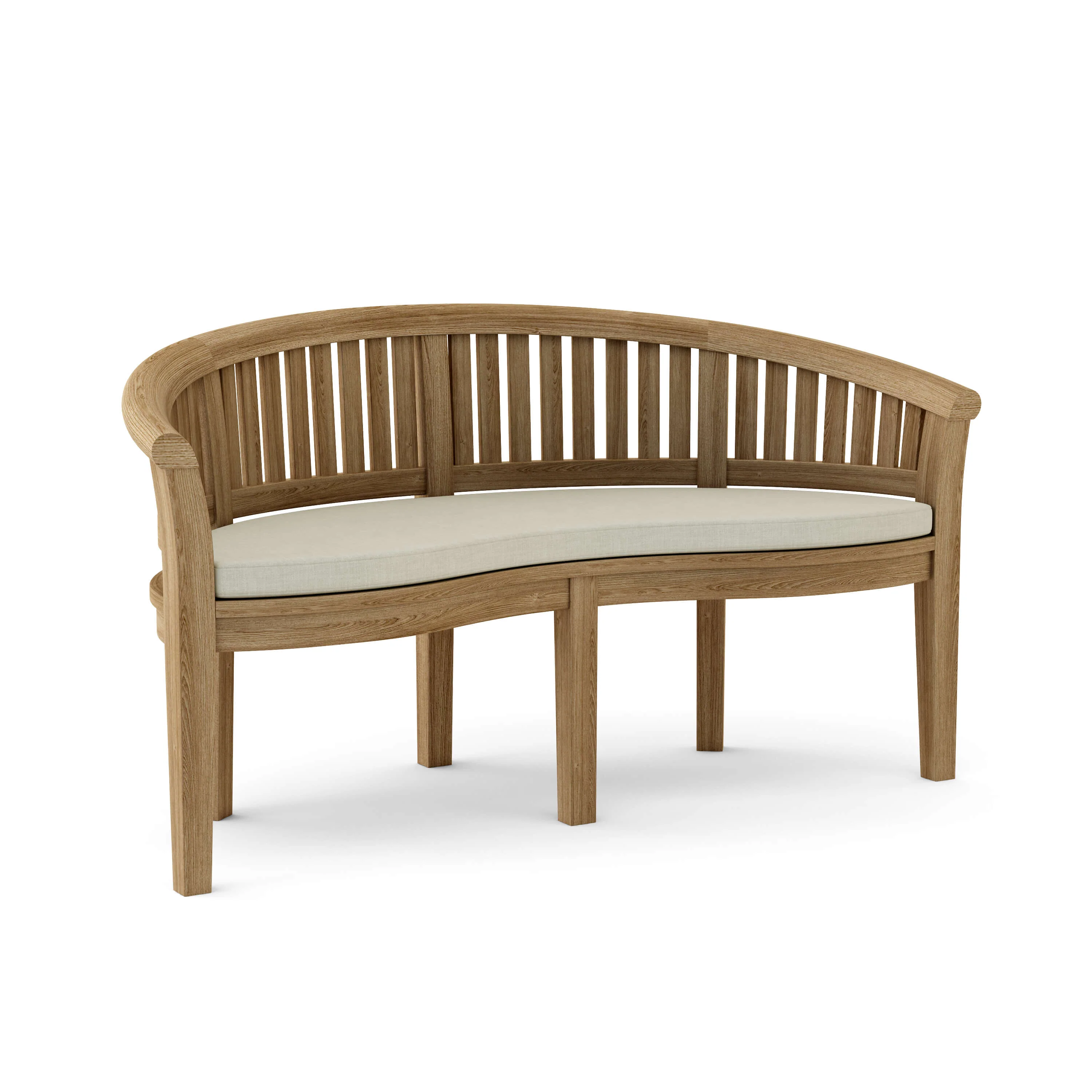 Anderson Teak Curve 3-Seater Extra Thick Bench [BH-005CT] - Image 13
