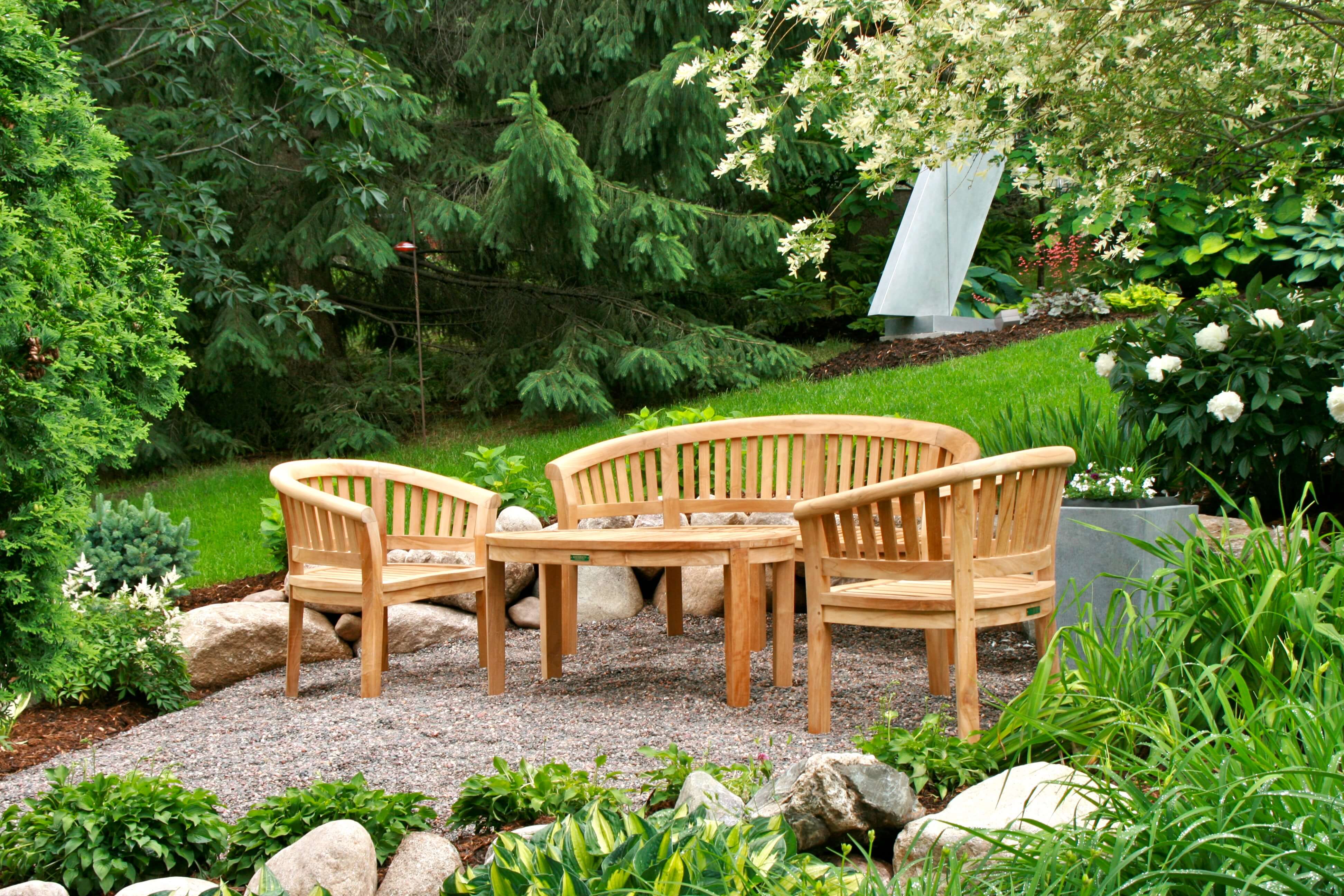 Anderson Teak Curve 3-Seater Extra Thick Bench [BH-005CT] - Image 7