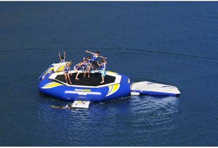 Aquaglide Supertramp 23 - Floating Trampoline w/ Swimstep - Image 4