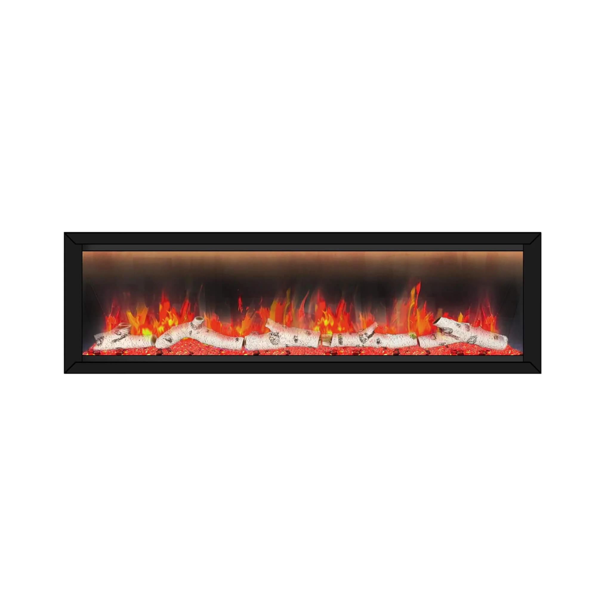 Dynasty Allegro 68" Smart Linear Electric Fireplace With Remote Control [DY-BFM68] - Image 3