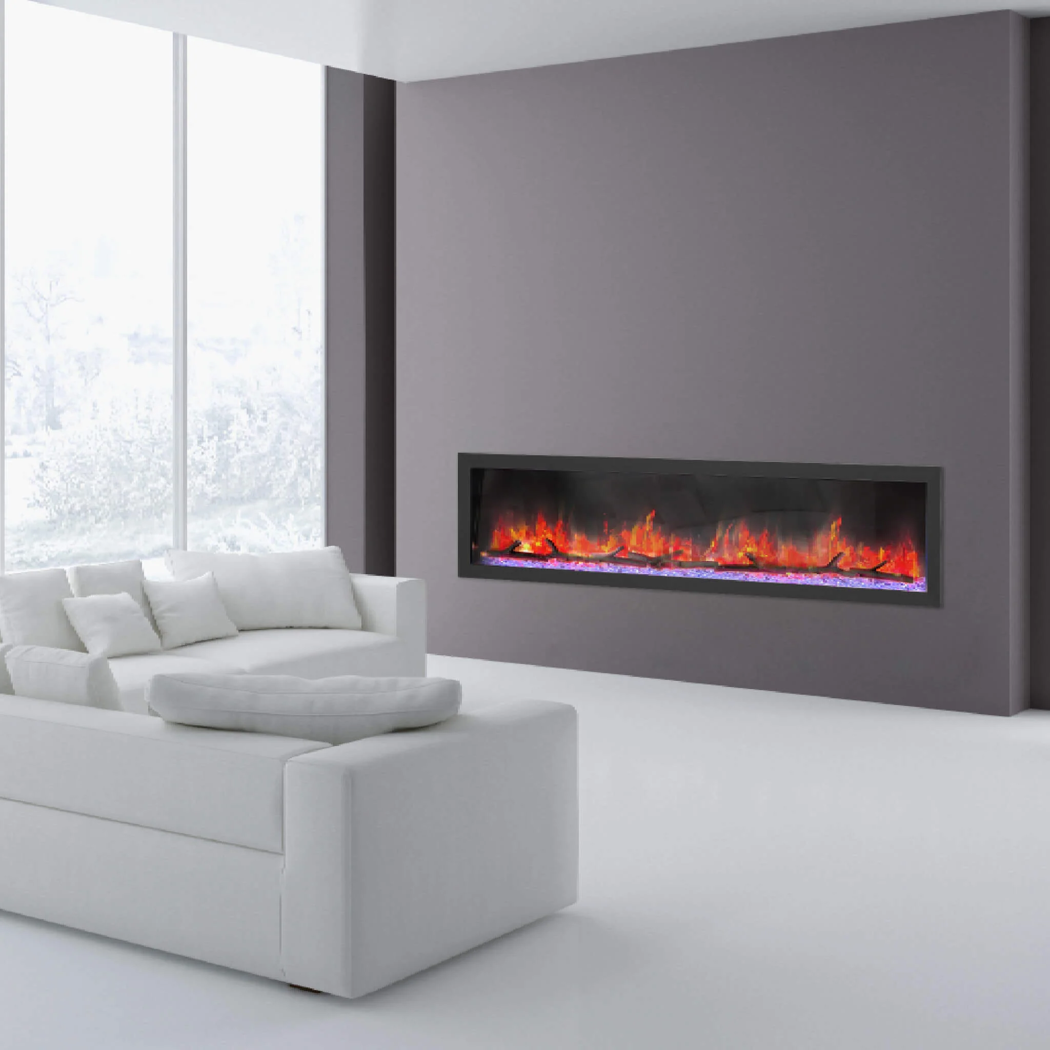 Dynasty Cascade 74" Smart Linear Electric Fireplace [DY-BTX74] - Image 11
