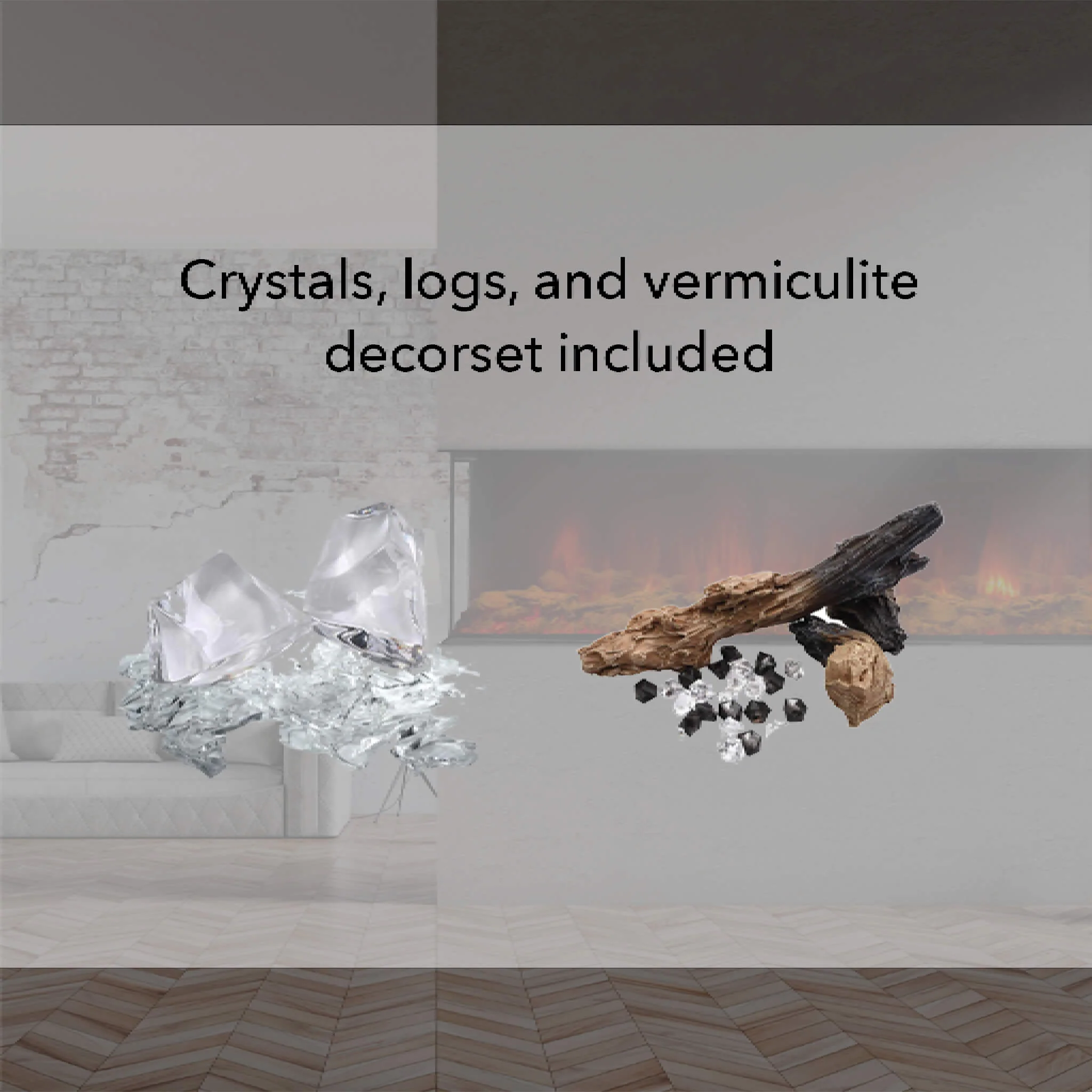 Dynasty Melody 40" Multi-Sided Smart Electric Fireplace With Remote Control [DY-BTS40] - Image 6