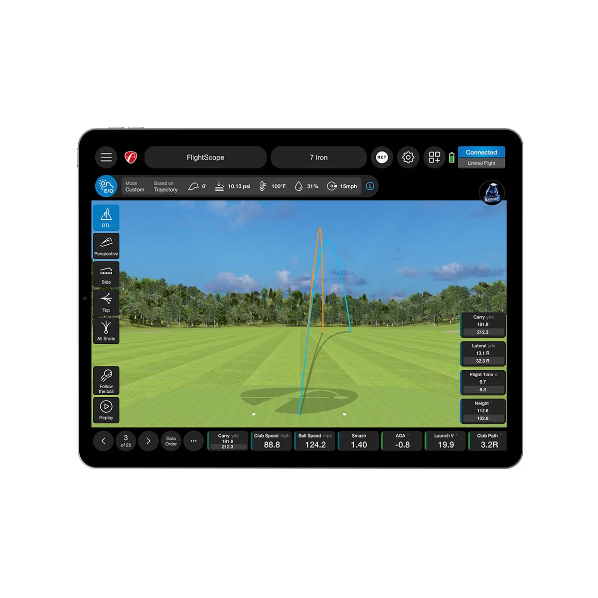 FlightScope X3C Golf Launch Monitor and Simulator - Ultimate Precision for Every Swing - Image 4