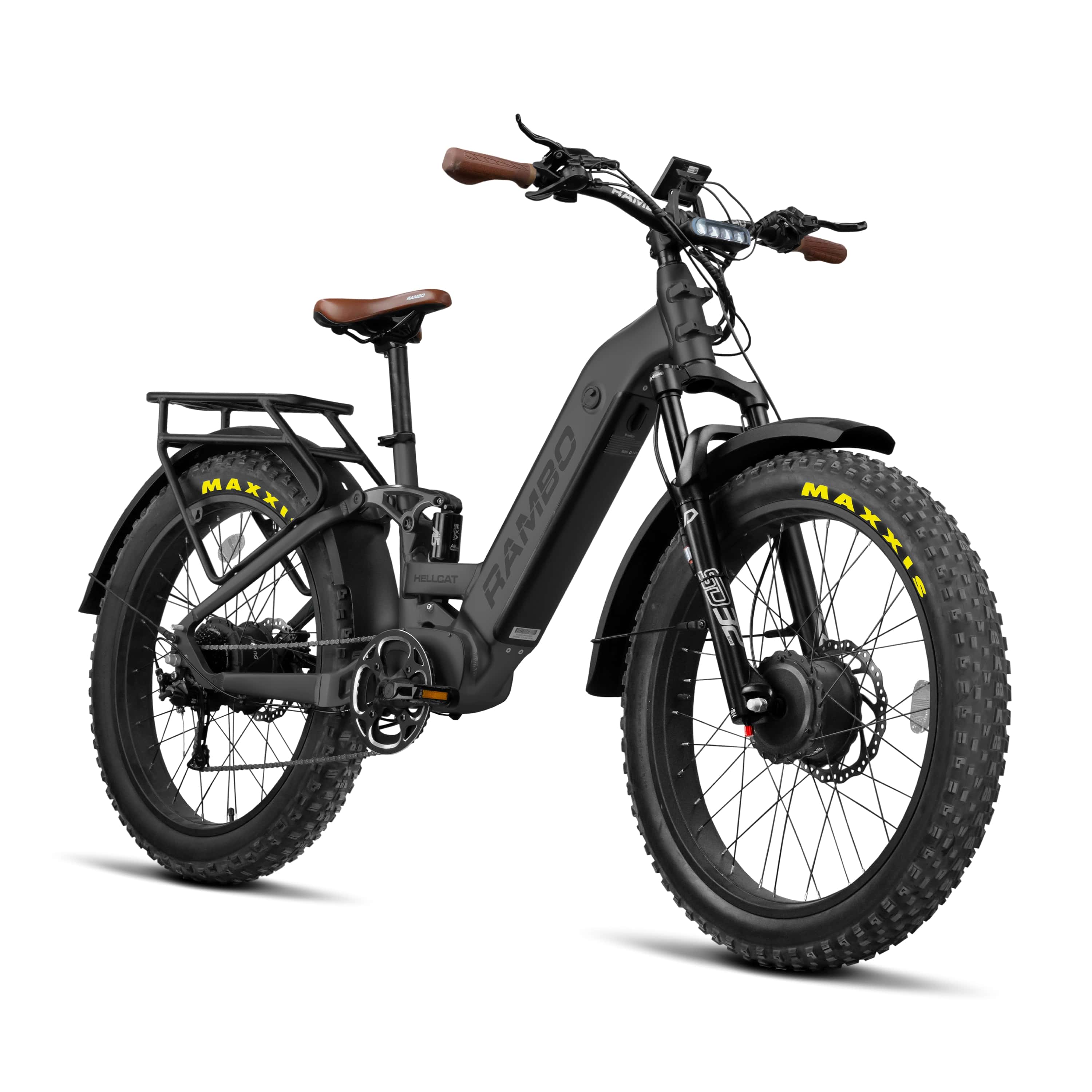 Rambo Bikes Hellcat 2.0 - 1000W AWD Full Suspension Electric Hunting Bike - Image 3