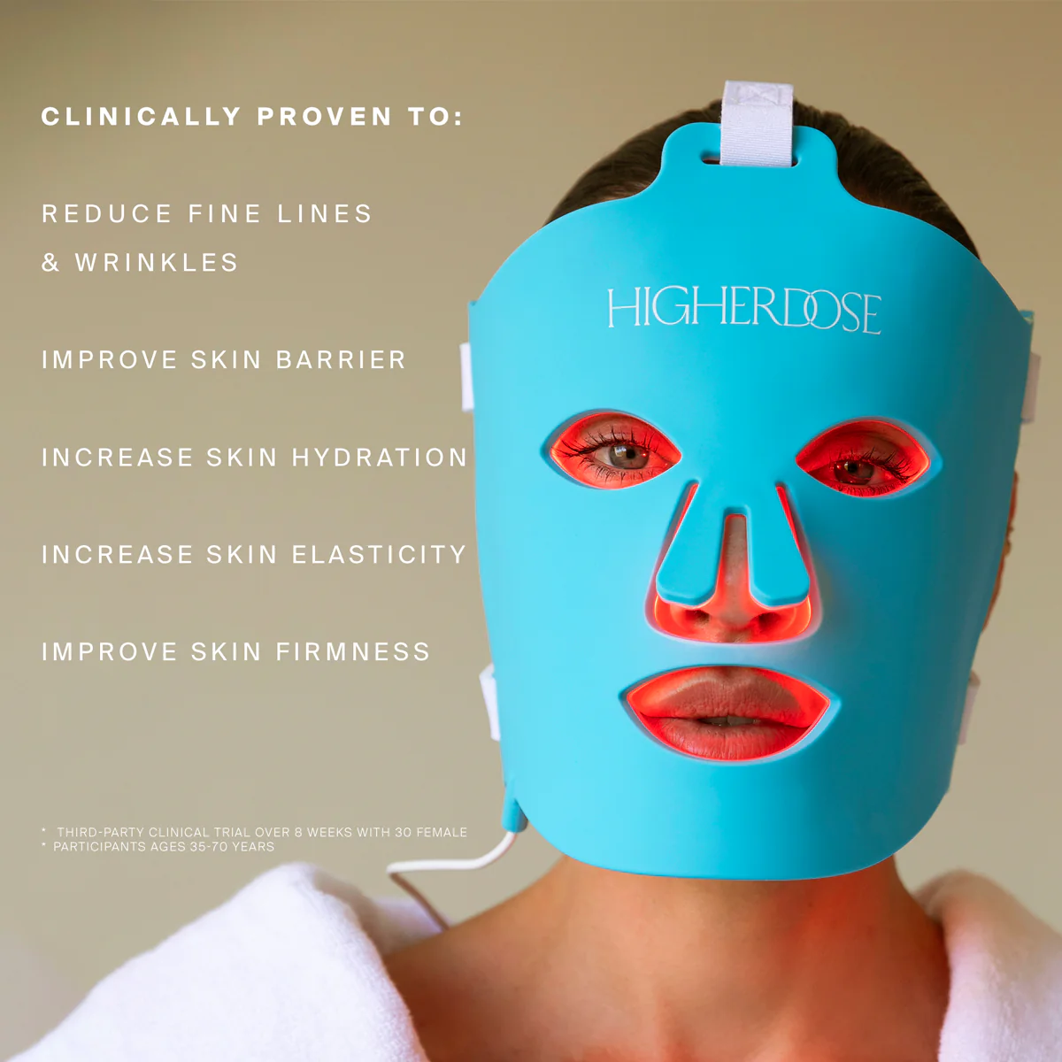 HigherDOSE Red Light Face Mask - Image 3