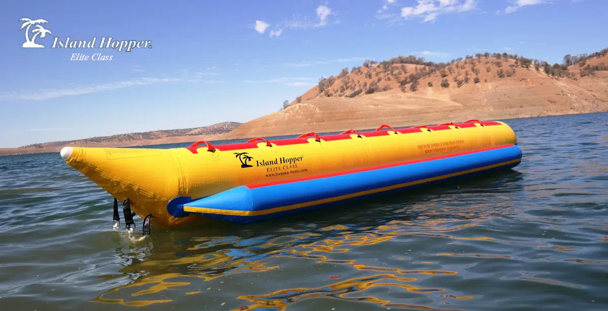 Island Hopper 8 Person Elite Class Inline Banana Boat Towable Tube - Image 4