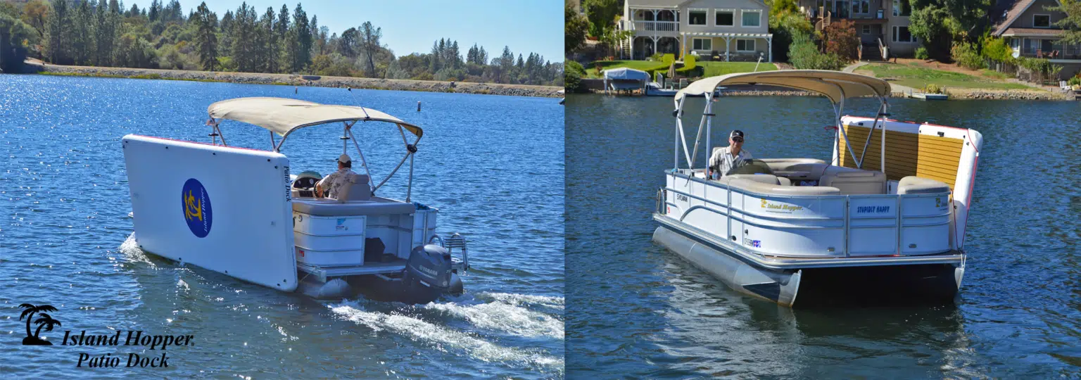 Island Hopper Elite Class Patio Dock 15' x 6' Floating Platform - Image 6