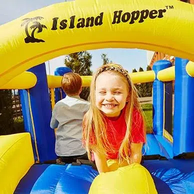 Island Hopper Racing Slide and Slam Kids Bounce House - Image 8