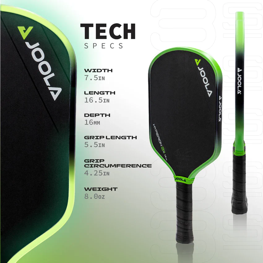 JOOLA Ben Johns Hyperion 3S 16mm Pickleball Paddle - Image 3