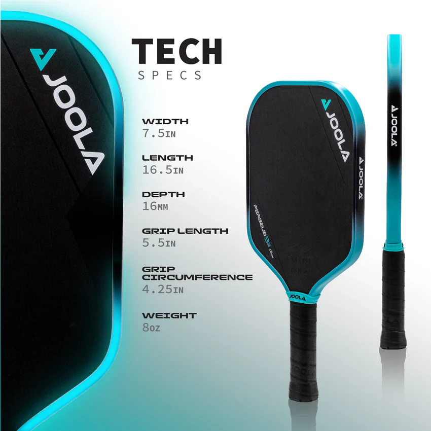JOOLA Ben Johns Perseus 3S 16mm Pickleball Paddle - Image 4