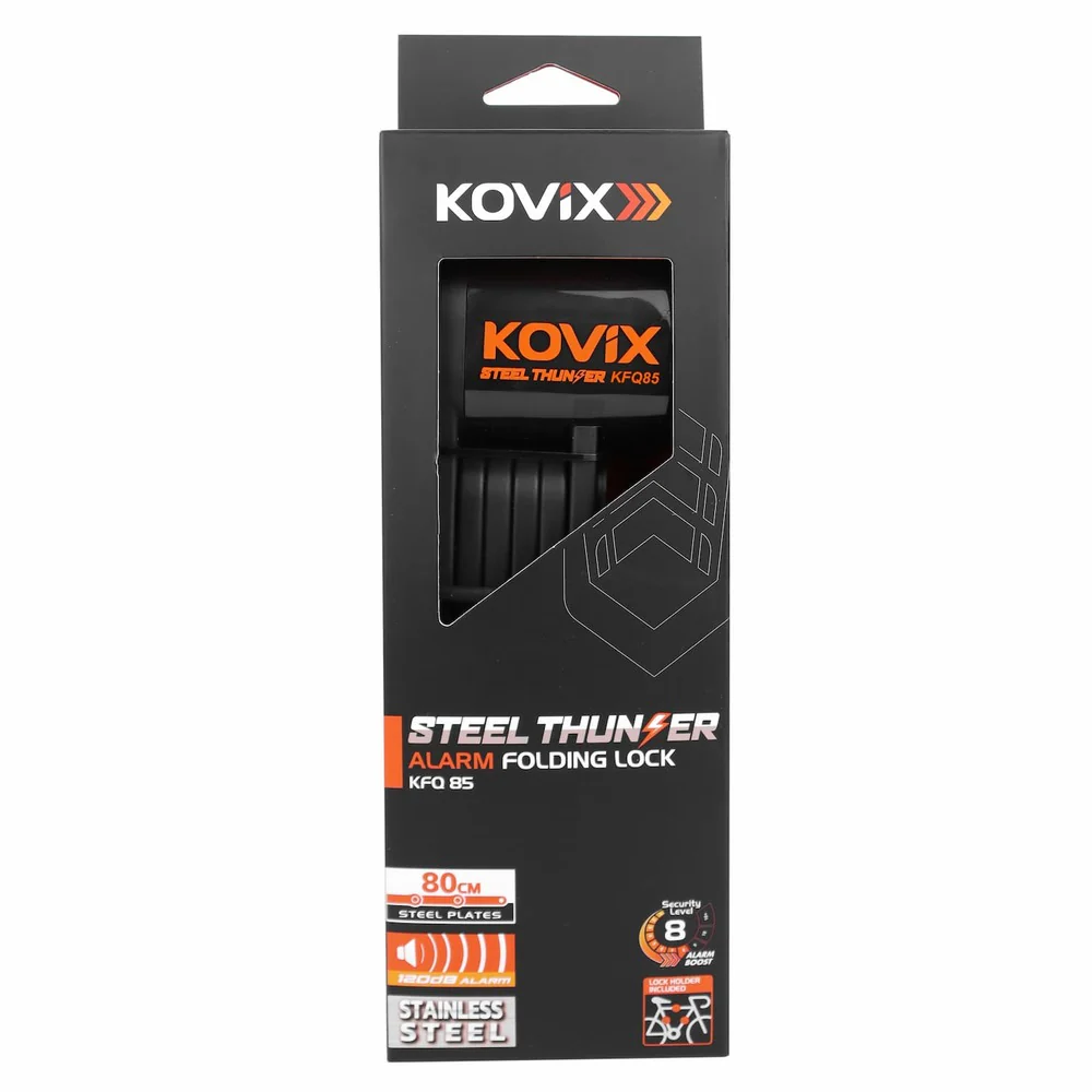 Kovix Steel Folding Bicycle Lock with Alarm - Image 11