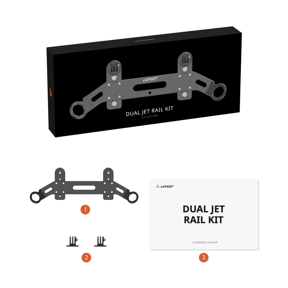 LEFEET S1 PRO Dual Jet Rail Kit - Image 5