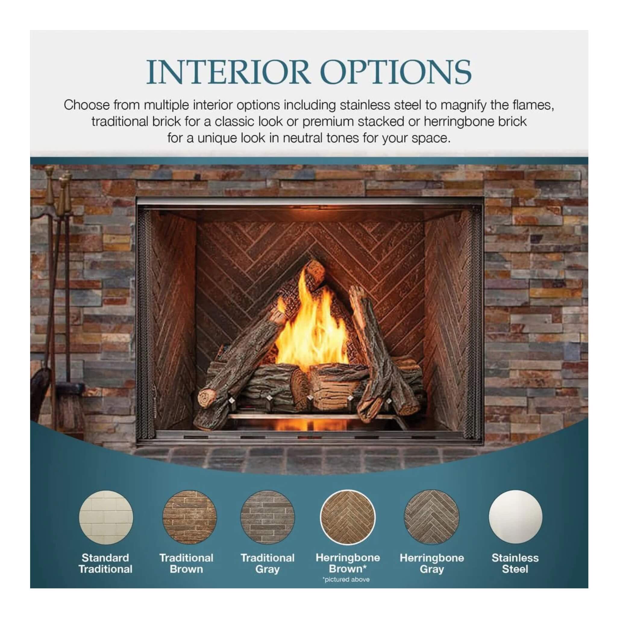 Majestic Courtyard 55K BTU 36" Traditional Outdoor Gas Fireplace [ODCOUG-36NR] - Image 7