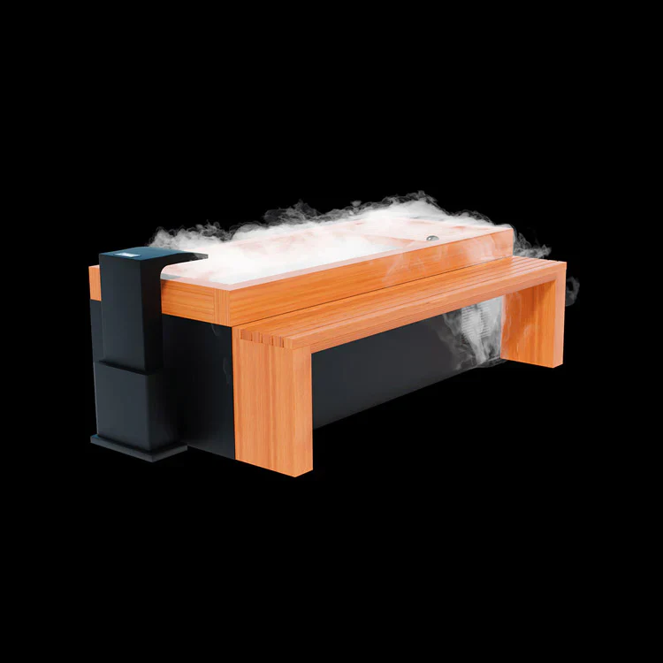 Medical Frozen 6 Cold Plunge - Bar Counter & Heavy Duty Step - Image 8