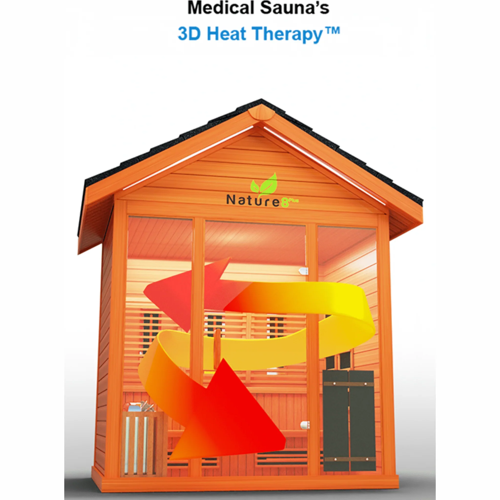 Medical Saunas Nature 7™ Outdoor Sauna - Image 8