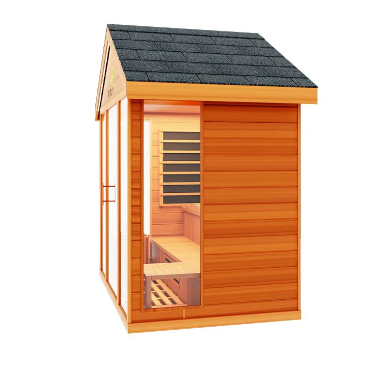 Medical Saunas Nature 9 Plus Hybrid Outdoor Sauna (Six Person) - Image 4