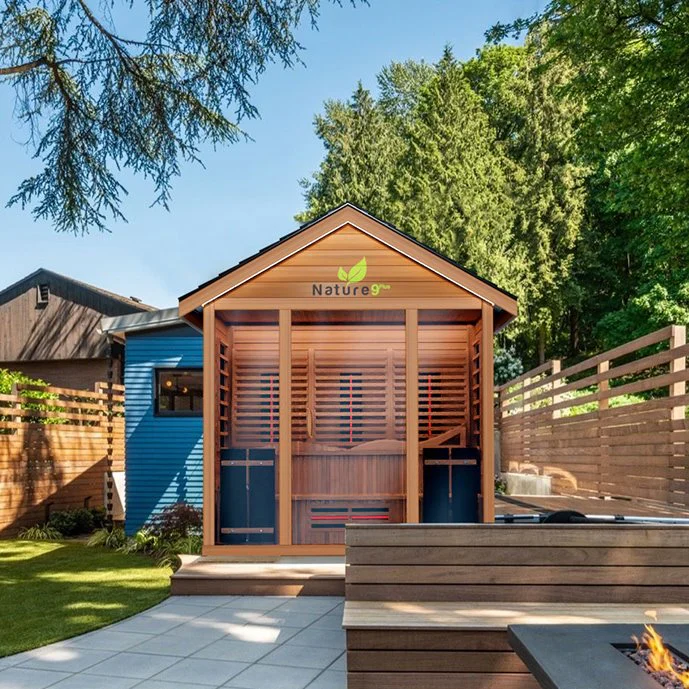 Medical Saunas Nature 9 Plus Hybrid Outdoor Sauna (Six Person) - Image 5