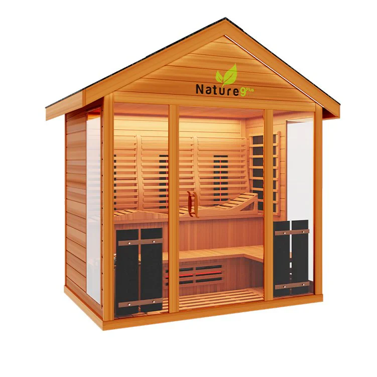 Medical Saunas Nature 9 Plus Hybrid Outdoor Sauna (Six Person) - Image 6