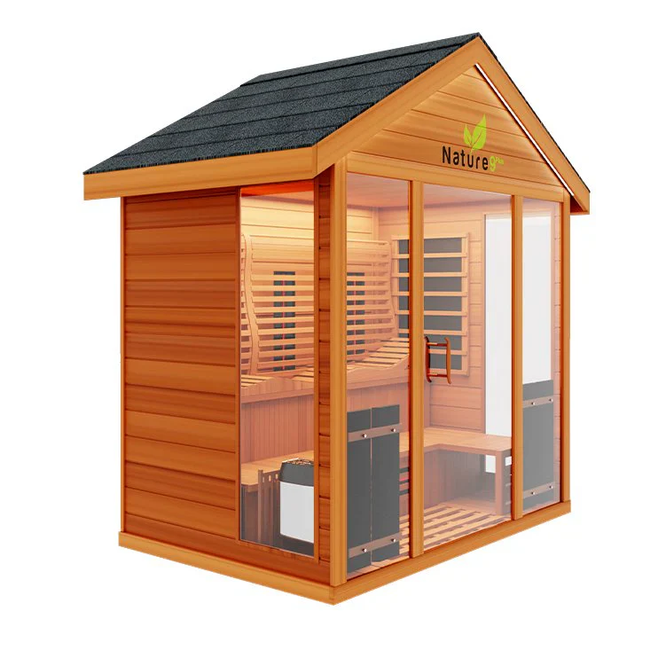 Medical Saunas Nature 9 Plus Hybrid Outdoor Sauna (Six Person) - Image 7