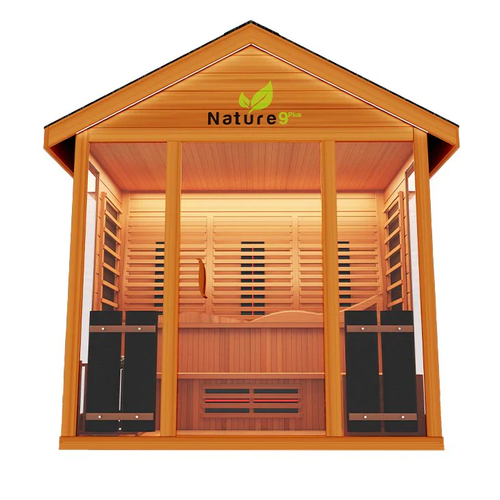 Medical Saunas Nature 9 Plus Hybrid Outdoor Sauna (Six Person) - Image 8