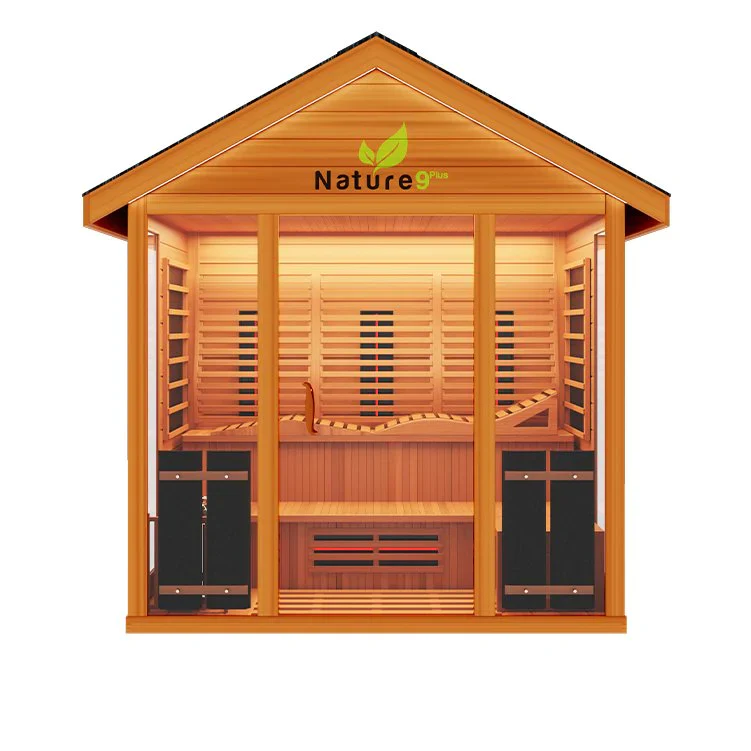 Medical Saunas Nature 9 Plus Hybrid Outdoor Sauna (Six Person) - Image 9