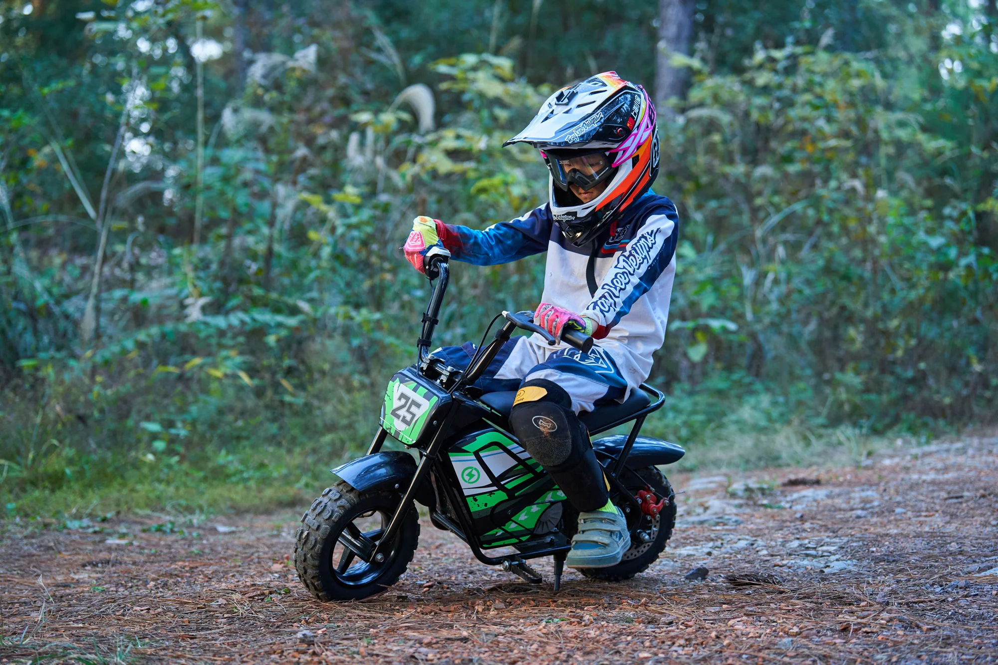 MotoTec 24v 250w Electric Mini Bike Black – Safe, Durable Fun for Kids 6+ - Image 13