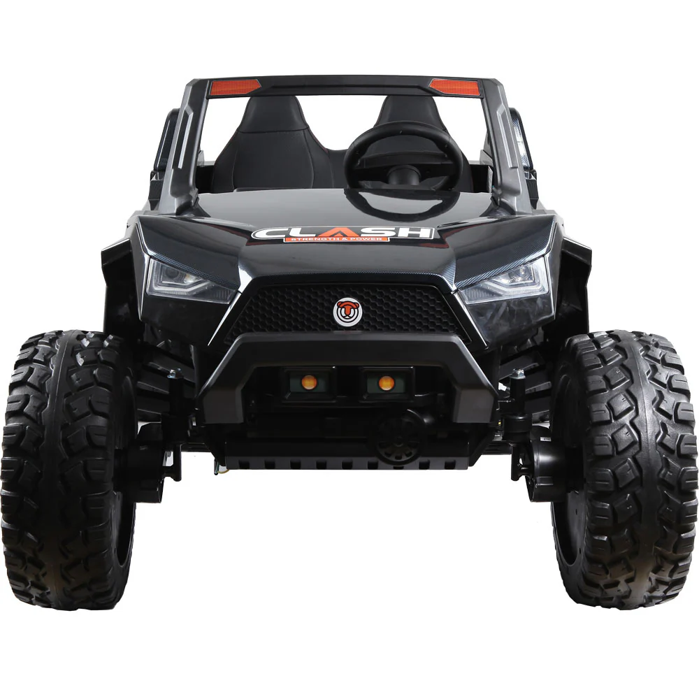 MotoTec Baja UTV 4x4 24v Carbon Fiber – 4WD, Remote Control, Bluetooth, Ages 3-6 | MT-Baja-UTV-24v_Carbon - Image 3