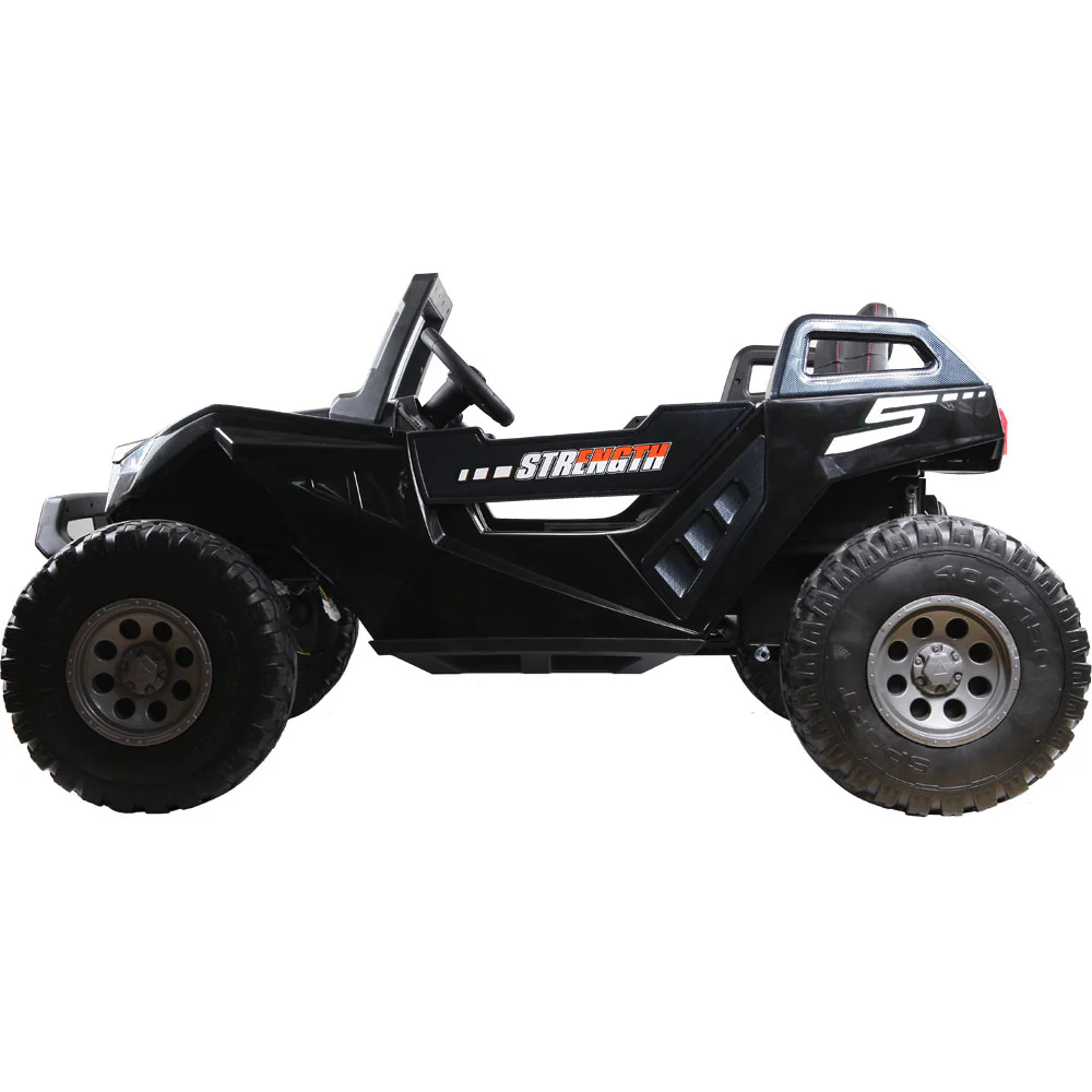 MotoTec Baja UTV 4x4 24v Carbon Fiber – 4WD, Remote Control, Bluetooth, Ages 3-6 | MT-Baja-UTV-24v_Carbon - Image 5