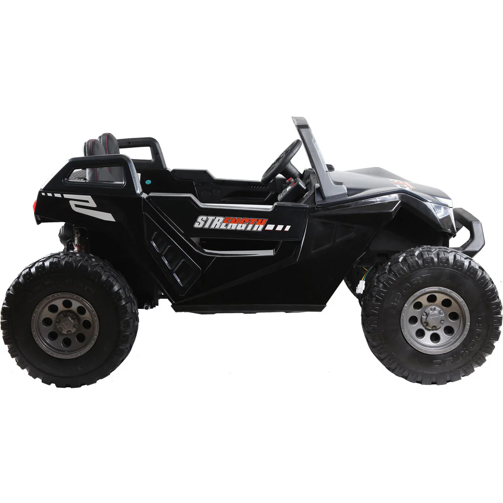 MotoTec Baja UTV 4x4 24v Carbon Fiber – 4WD, Remote Control, Bluetooth, Ages 3-6 | MT-Baja-UTV-24v_Carbon - Image 6