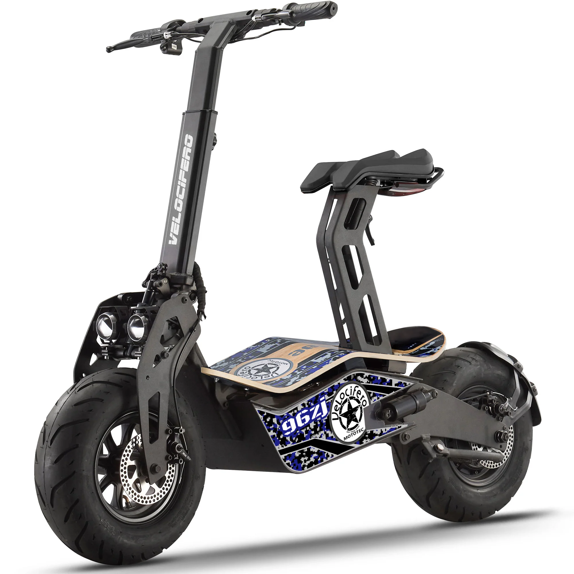 MotoTec Mad 1600w 48v Electric Scooter – Foldable All-Terrain Beast - Image 2