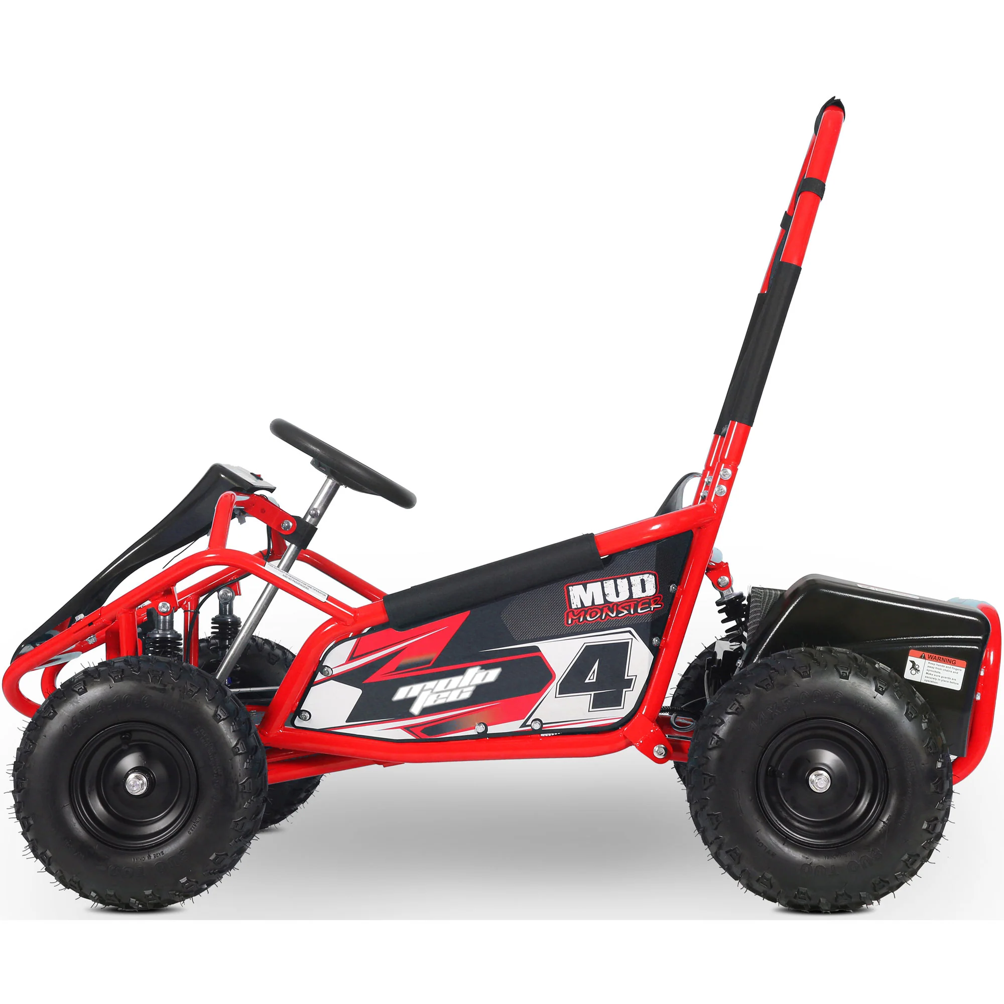MotoTec Mud Monster Kids Electric 48v 1000w Go Kart Full Suspension - Image 6