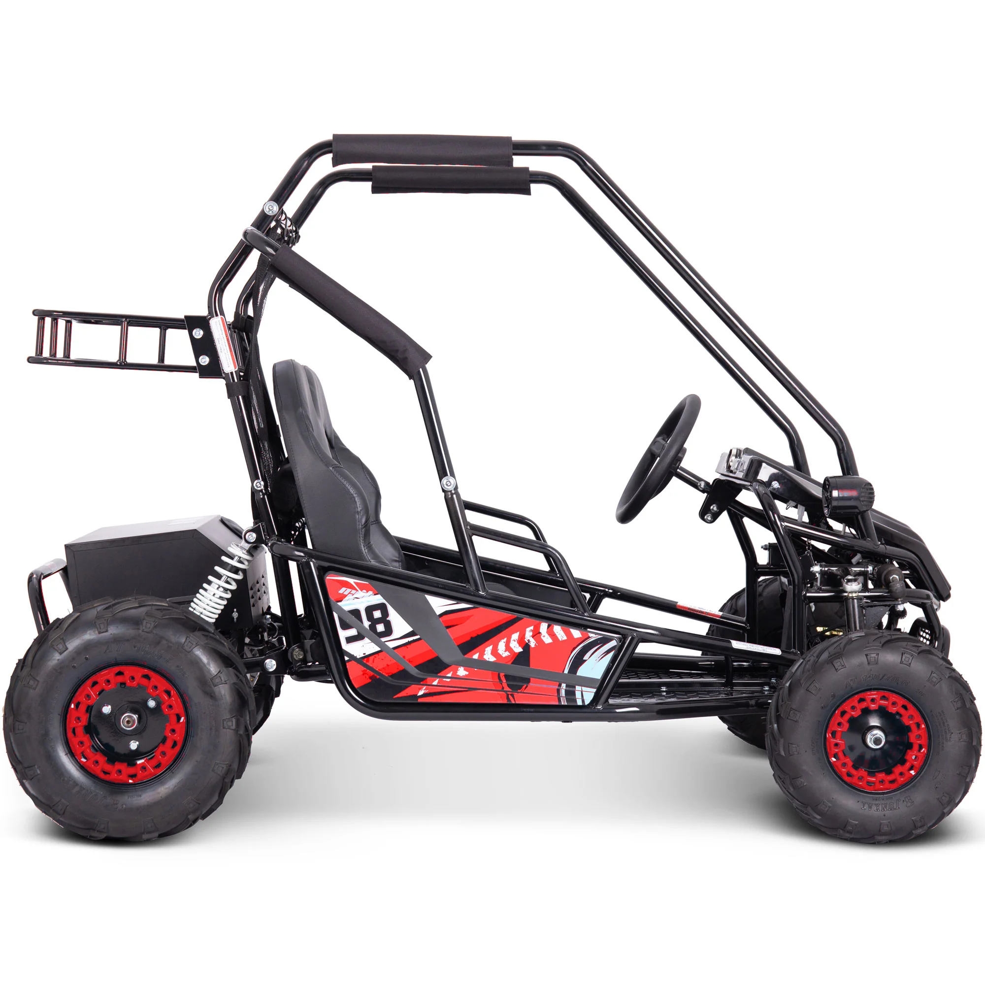 MotoTec Mud Monster XL 60v 2000w Electric Go Kart Full Suspension - Image 10