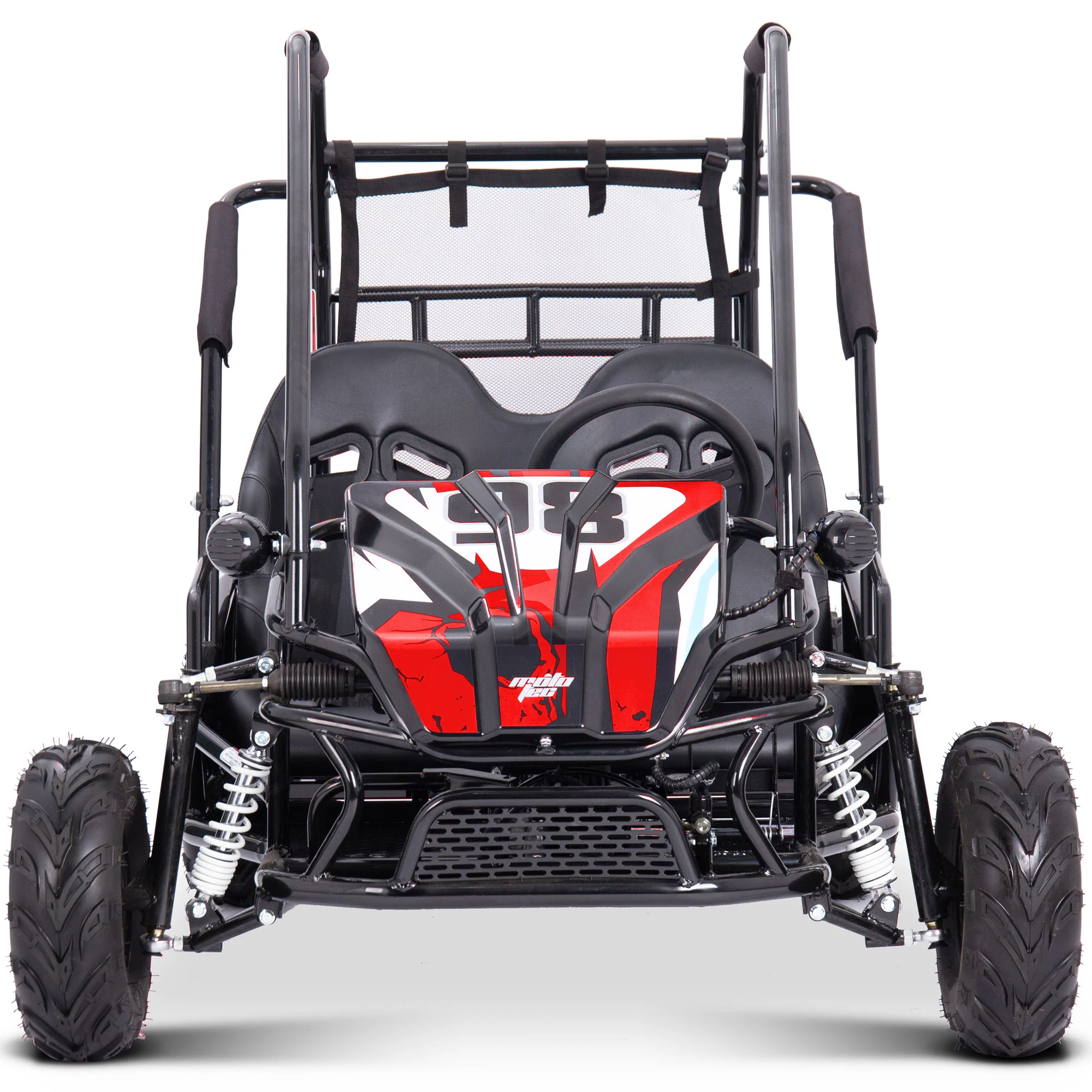 MotoTec Mud Monster XL 60v 2000w Electric Go Kart Full Suspension - Image 8