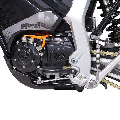 MotoTec Venom 72 V 12,000 W Electric Dirt Bike – Black - Image 10