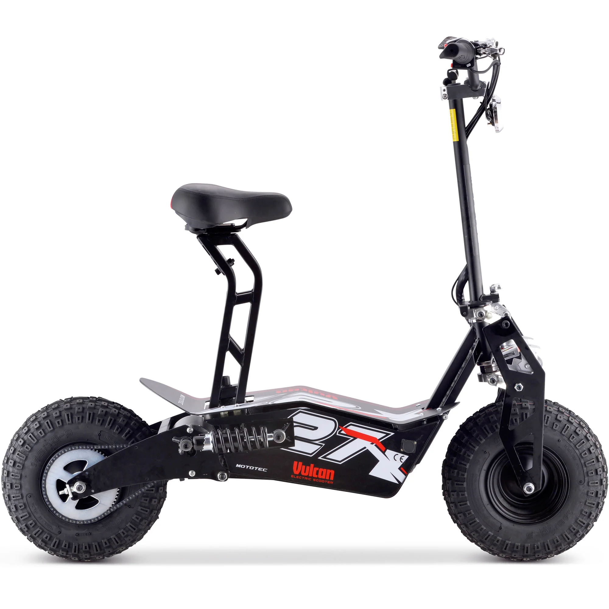 MotoTec Vulcan 48 V 1600 W Electric Scooter – Bold Design, Smooth Power - Image 3