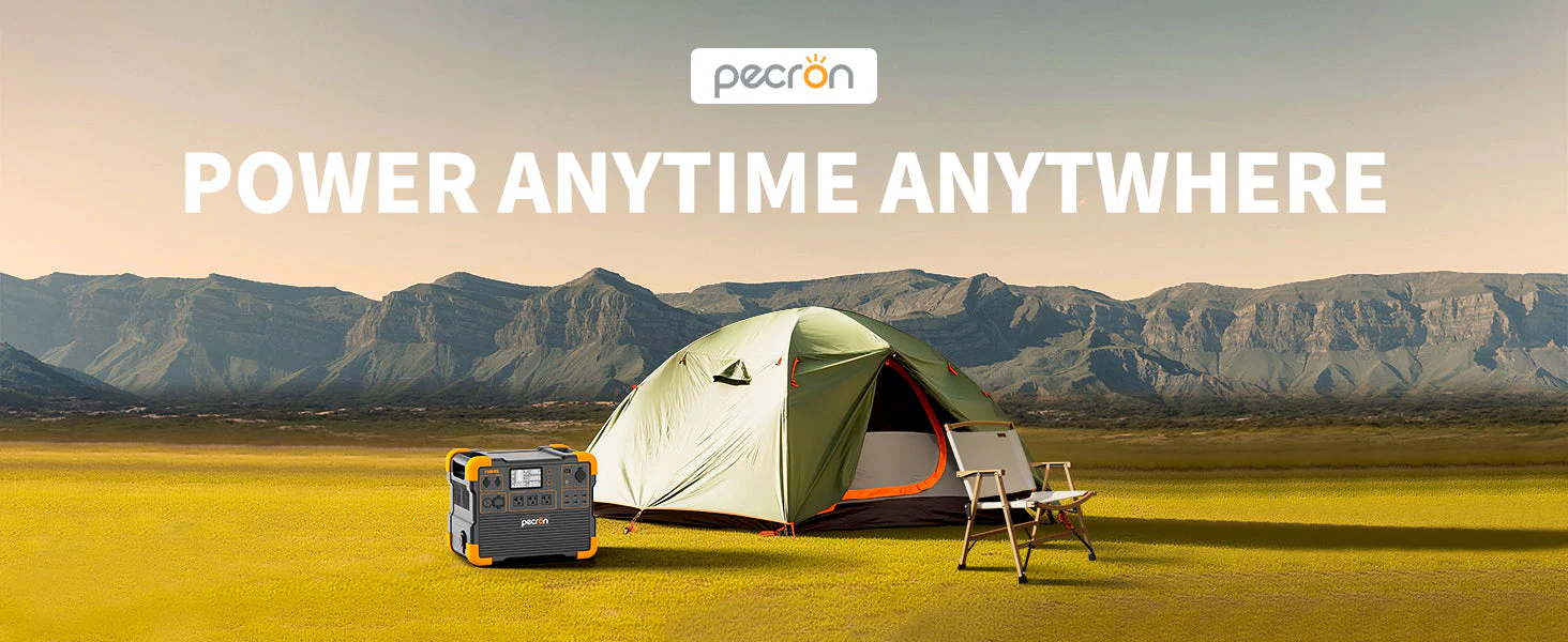 PECRON E1500LFP Portable Power Station – 2200W, 1536Wh LiFePO4, Expandable & Solar-Ready - Image 12