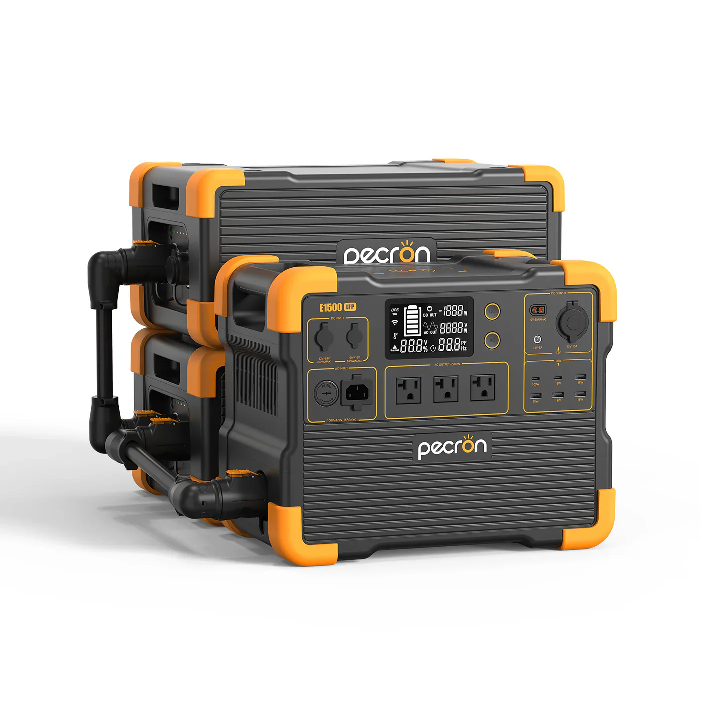 PECRON E1500LFP Portable Power Station – 2200W, 1536Wh LiFePO4, Expandable & Solar-Ready - Image 19