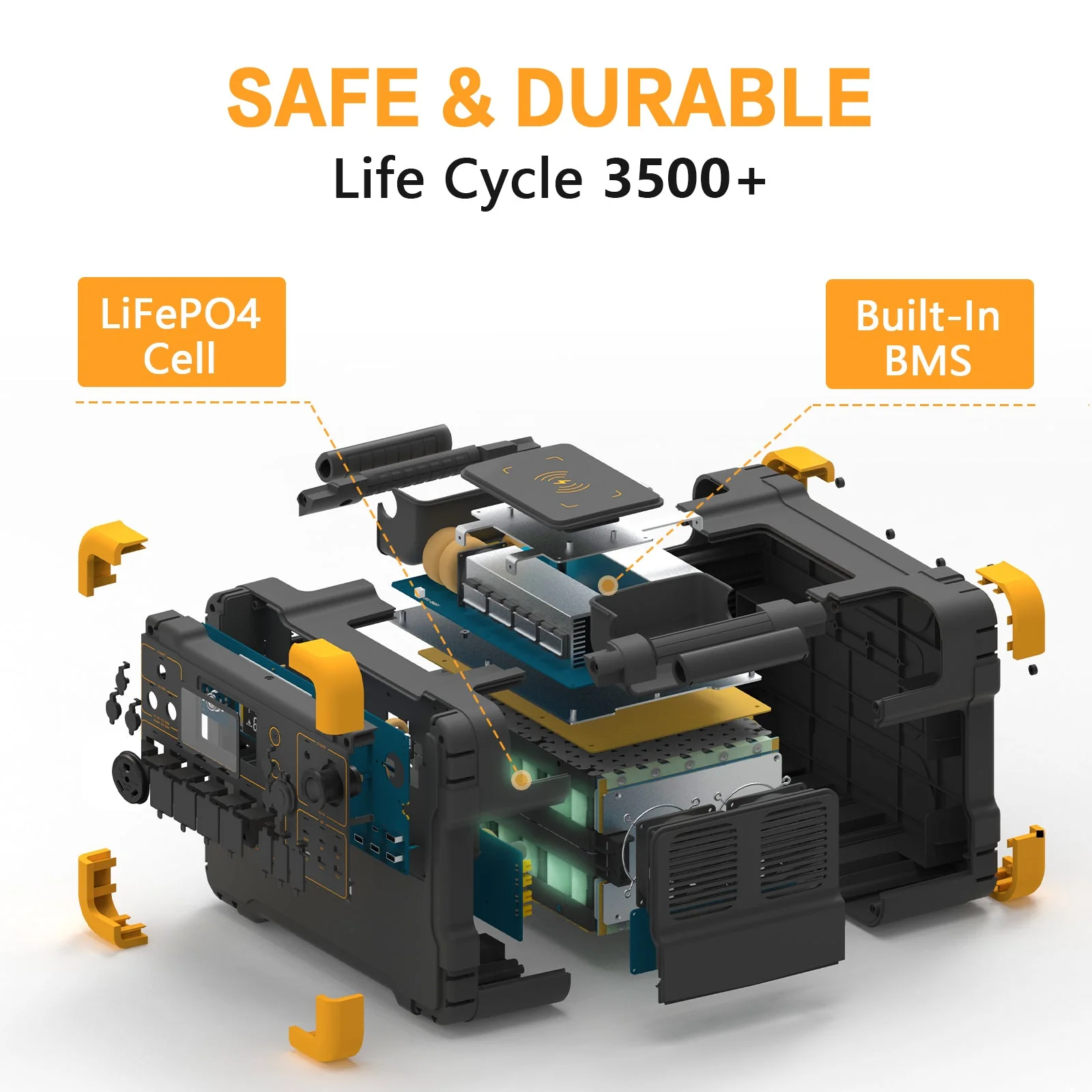 PECRON E2000LFP Expandable Solar Generator System Kit - Image 7