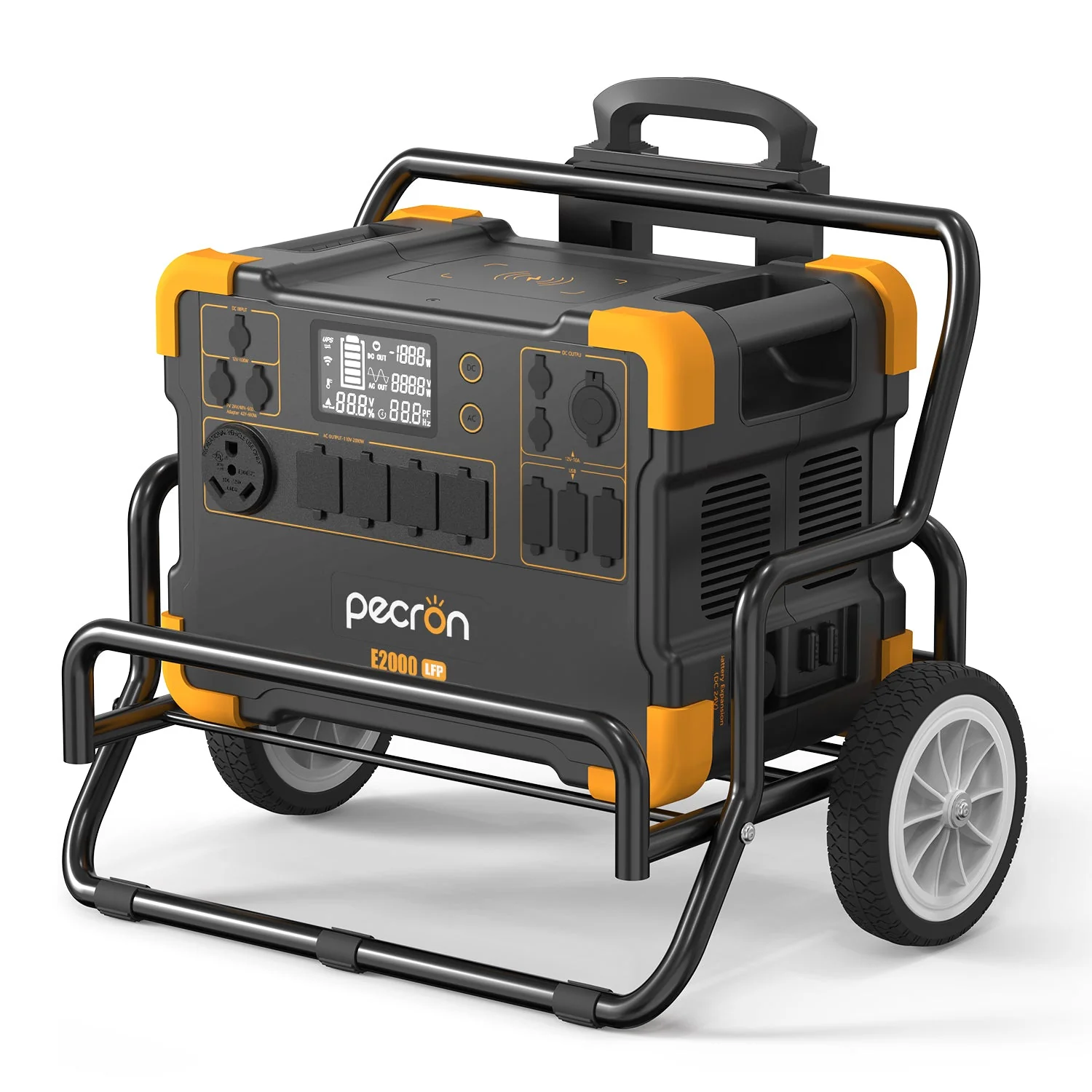 PECRON E2000LFP Expandable Portable Power Station – 2000W, 1920Wh LiFePO4, 1300W Solar Charging - Image 11