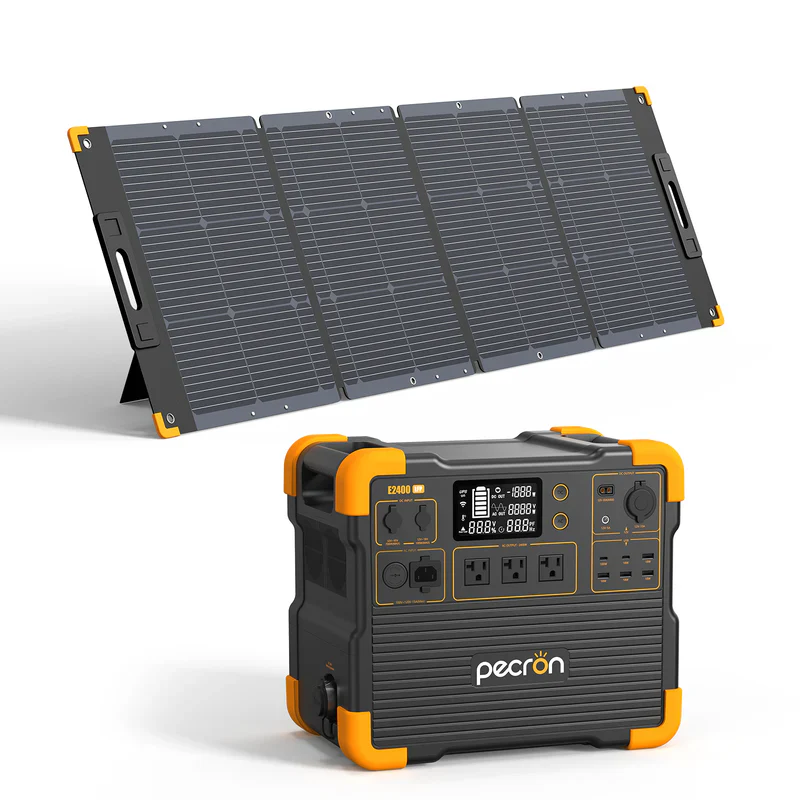 PECRON E2400LFP Portable Power Station – 2400W, 2048Wh LiFePO4, 800W Solar Charging - Image 22