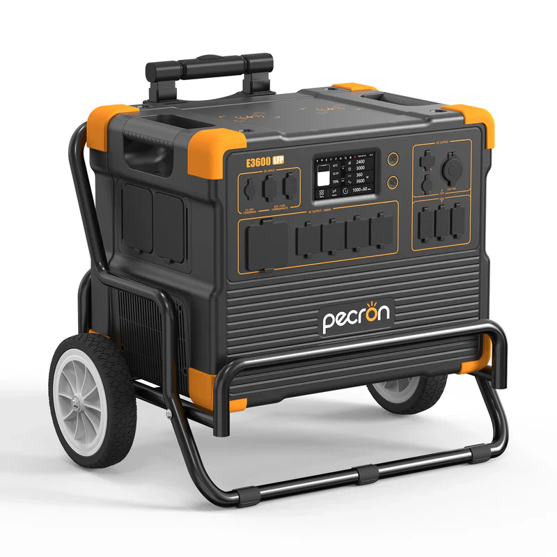 PECRON E3600LFP Portable Power Station – 3600W, 3072Wh LiFePO4, 2400W Solar Charging - Image 15