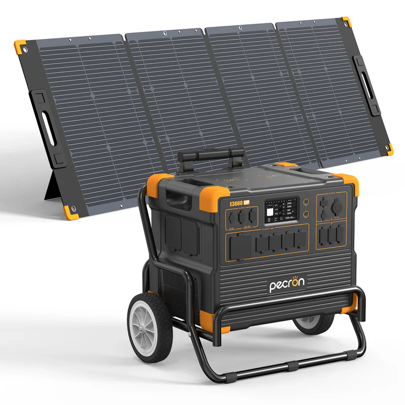 PECRON E3600LFP Portable Power Station – 3600W, 3072Wh LiFePO4, 2400W Solar Charging - Image 17