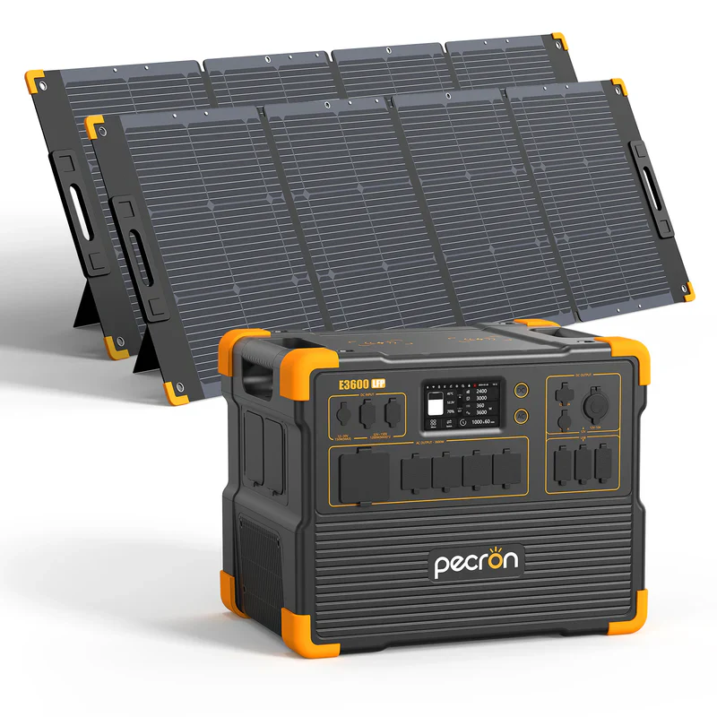 PECRON E3600LFP Portable Power Station – 3600W, 3072Wh LiFePO4, 2400W Solar Charging - Image 22