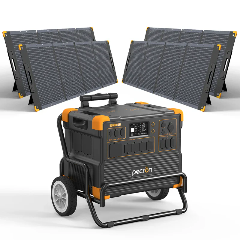 PECRON E3600LFP Portable Power Station – 3600W, 3072Wh LiFePO4, 2400W Solar Charging - Image 25