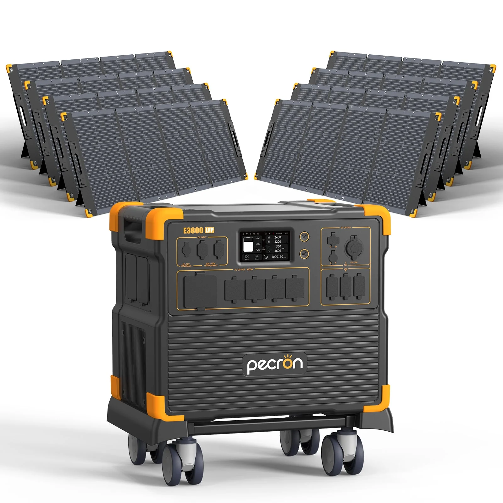 PECRON E3800LFP Portable Power Station – 4200W / 3840Wh - Image 6
