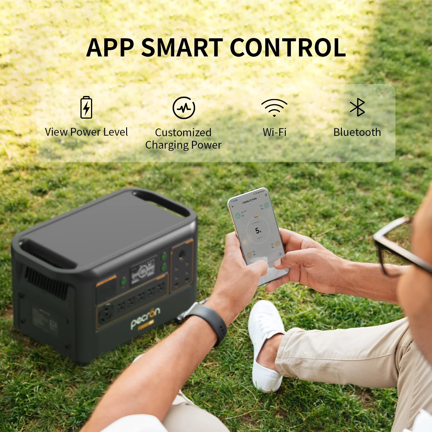 PECRON F3000LFP Portable Power Station 3600W 3072Wh | Expandable LiFePO4 Solar Generator - Image 23