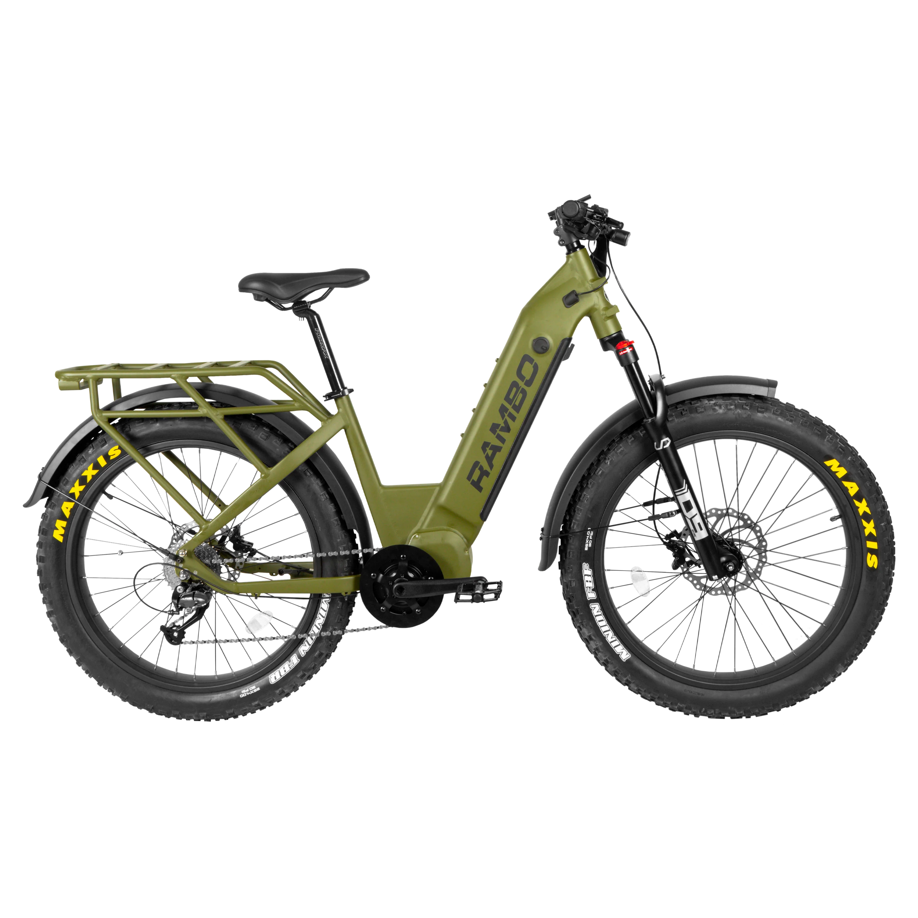 Rambo - Rebel 2.0 1000W Mid Drive Electric Hunting Bike - REB2.0 - Image 3