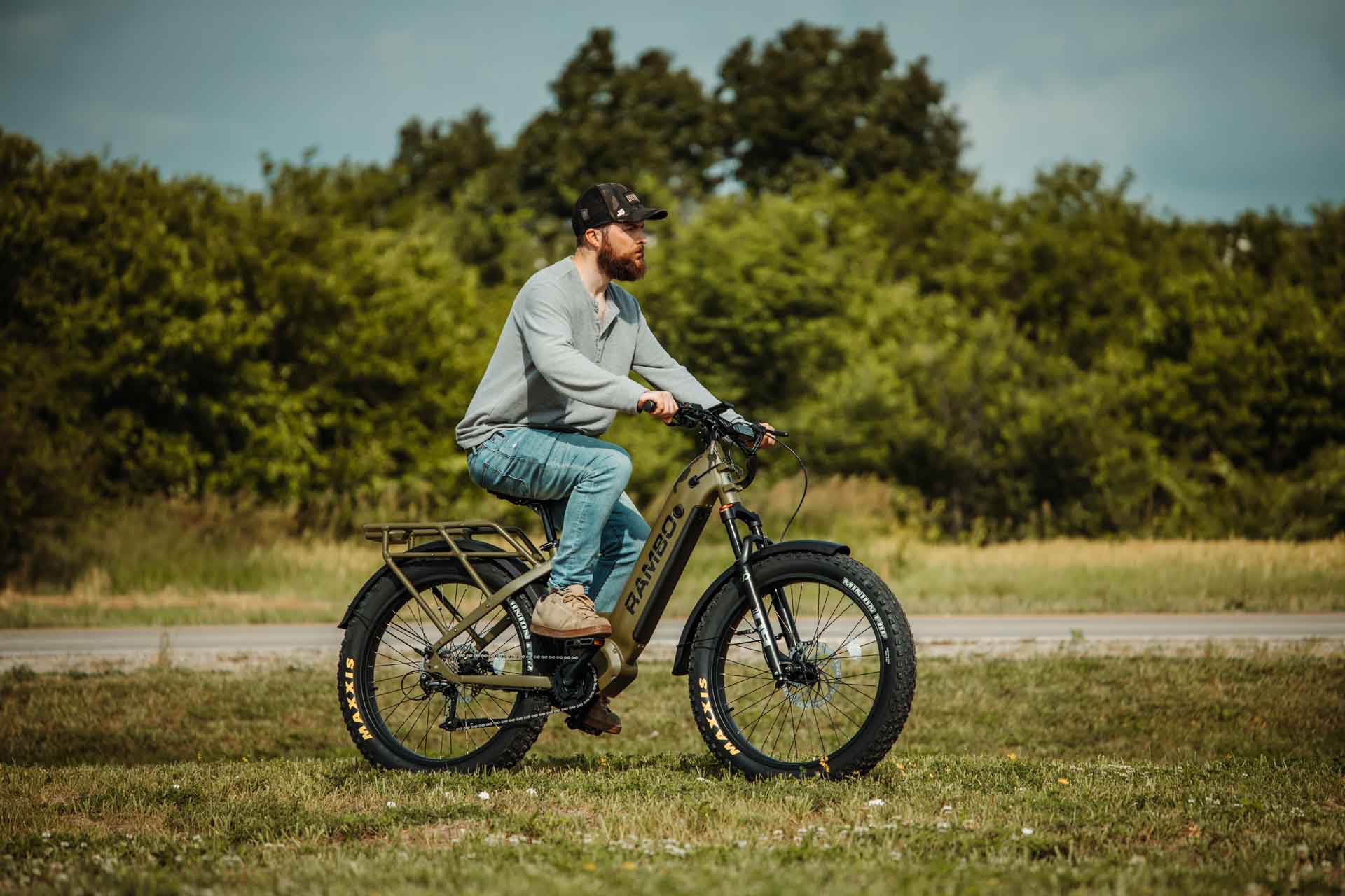 Rambo - Rebel 2.0 1000W Mid Drive Electric Hunting Bike - REB2.0 - Image 6
