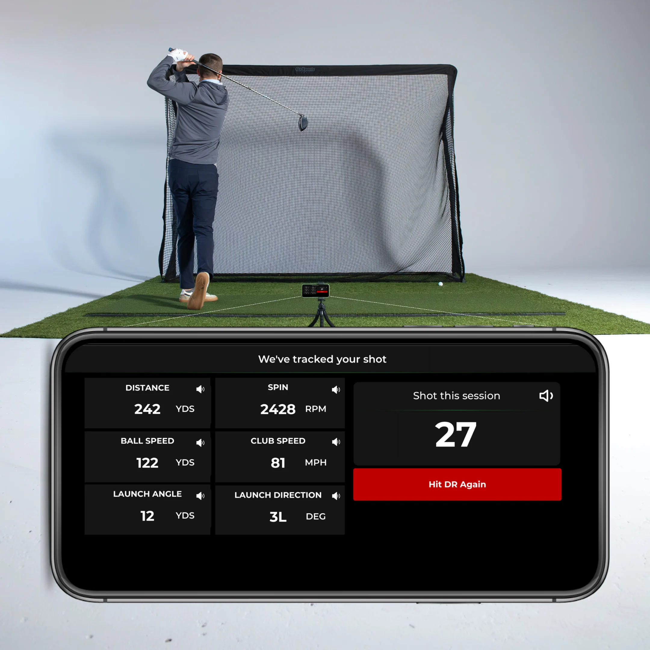 Red Stakes Golf RSG One Starter Bundle - Your Complete Home Golf Simulator - Image 3